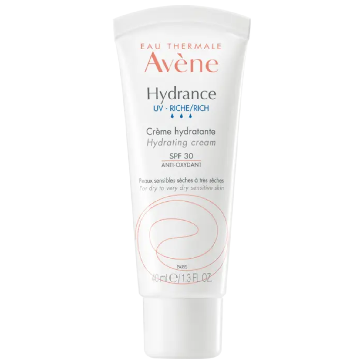 Avène Hydrance UV Riche Crème Hydratante - 40 mL
