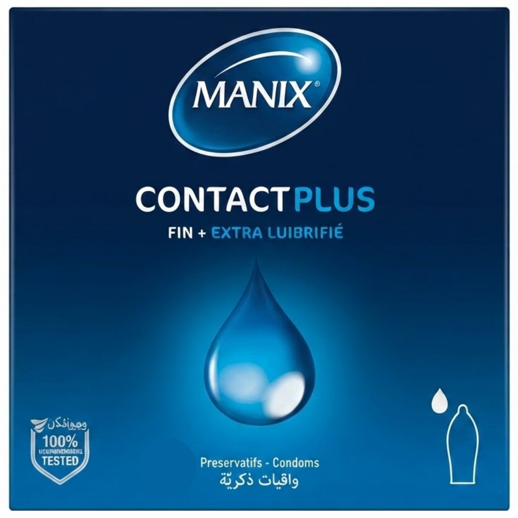Manix Contact Plus - 3 Préservatifs