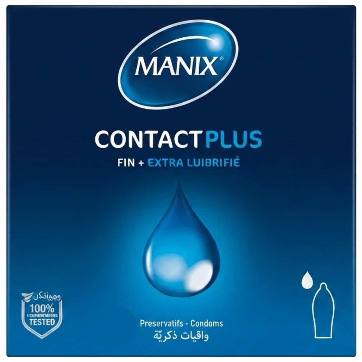 Manix Contact Plus - 3 Préservatifs