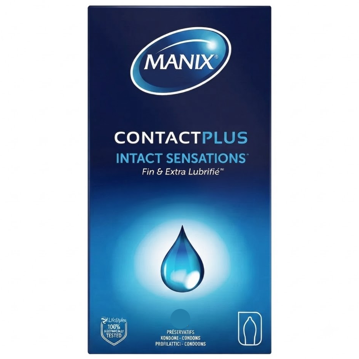 Manix Contact Plus - 10 Préservatifs