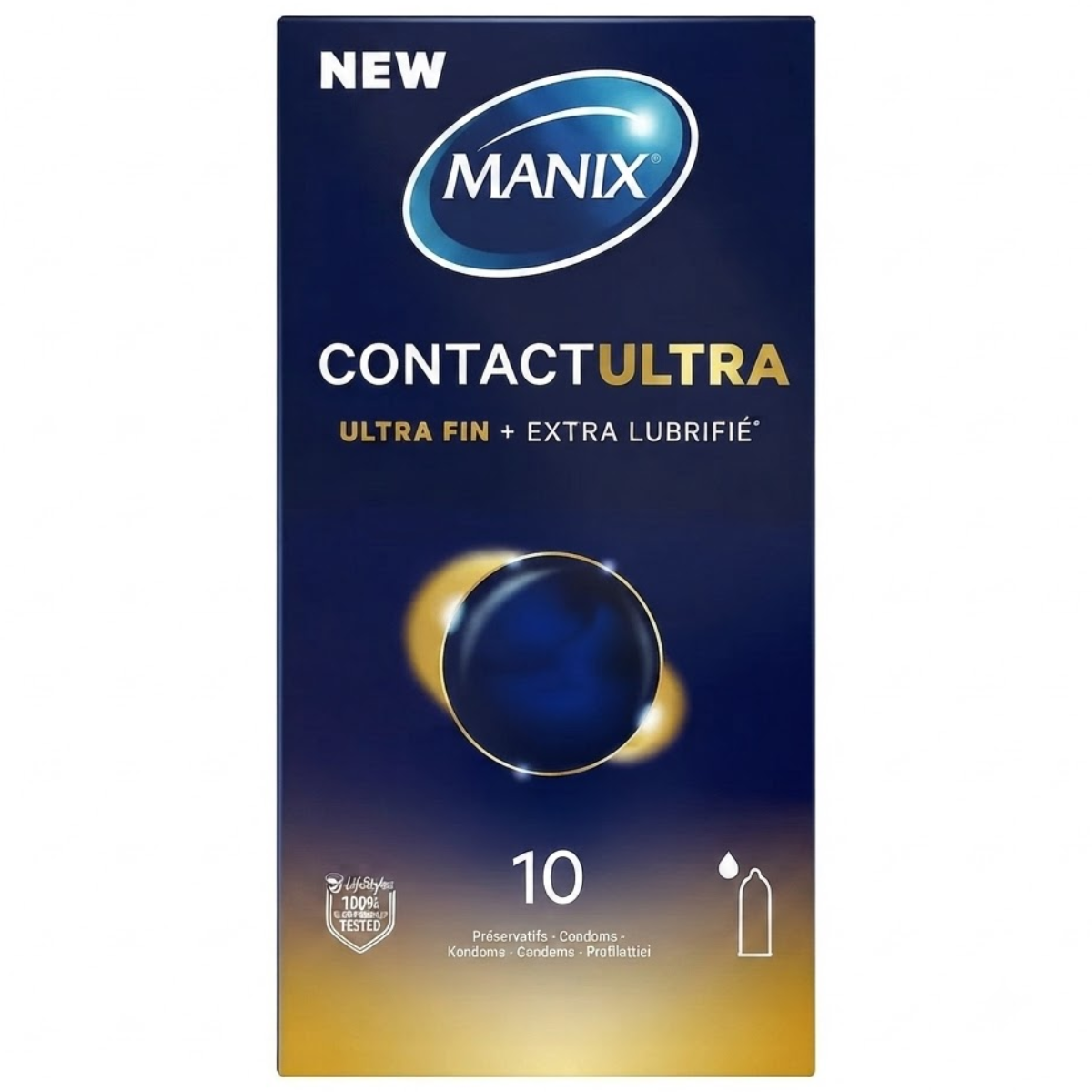 Manix Contact Ultra - 10 Préservatifs