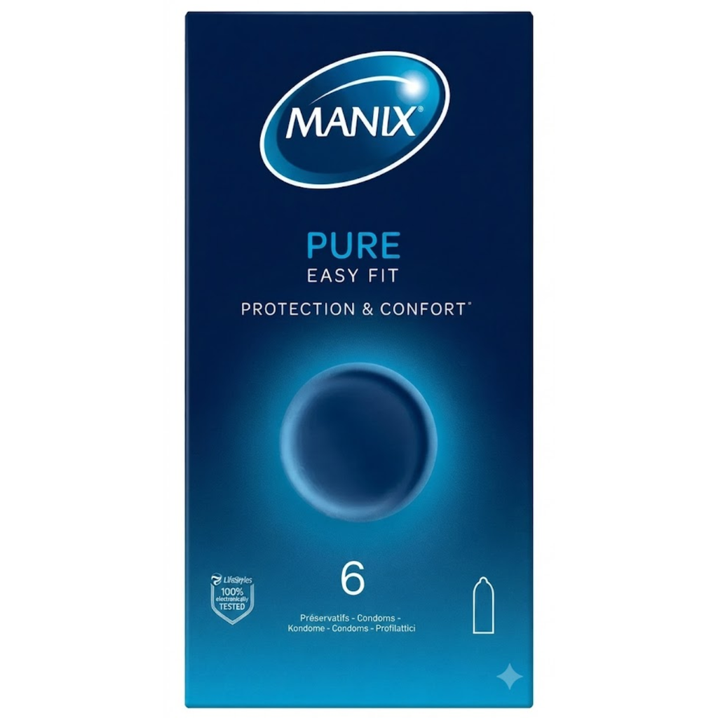 Manix Pure Easy Fit - 6 Préservatifs