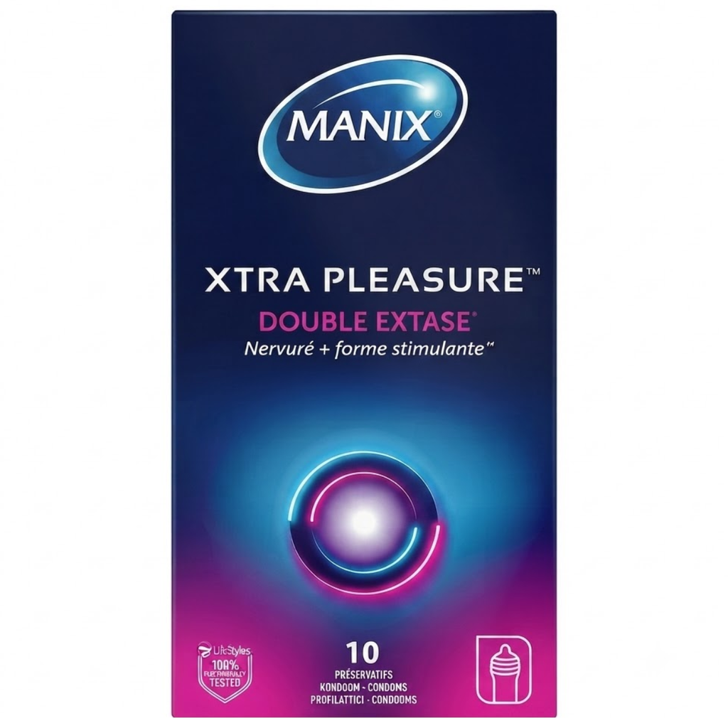 Manix Xtra Pleasure Double Extase - 10 Préservatifs