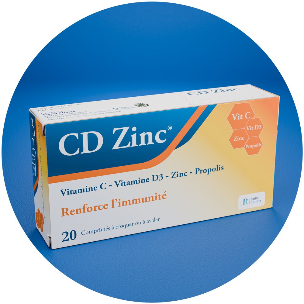 CD Zinc - 20 Comprimés à Croquer