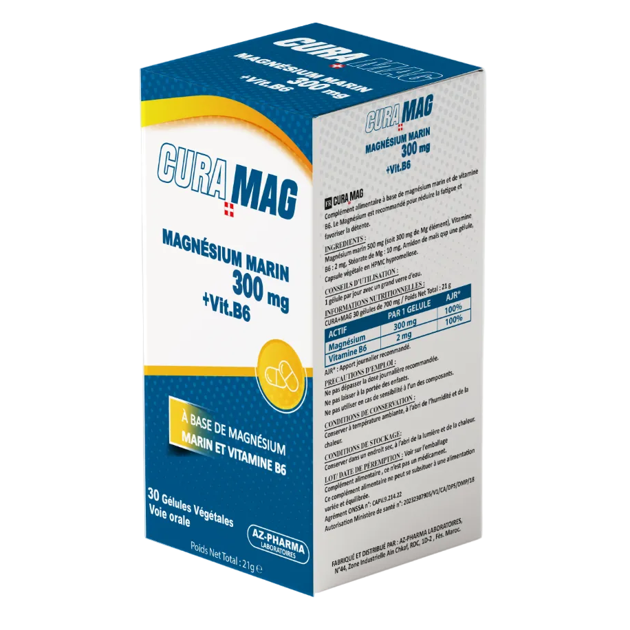 CURAMAG B30 GELULES Packaging