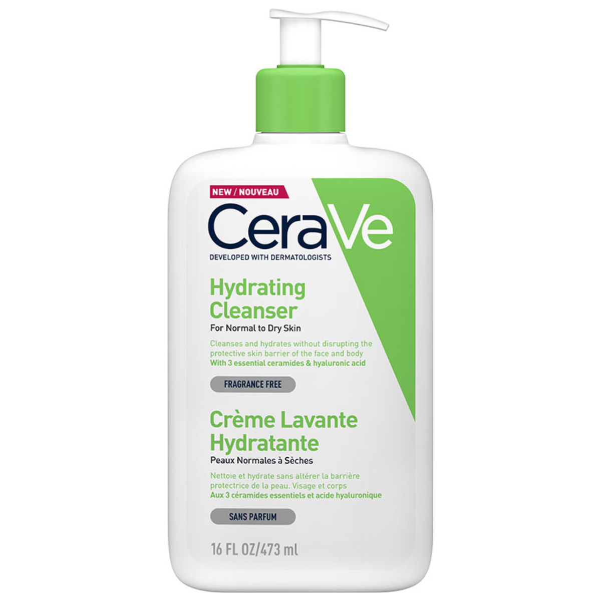 CeraVe Crème Lavante Hydratante - 473 mL