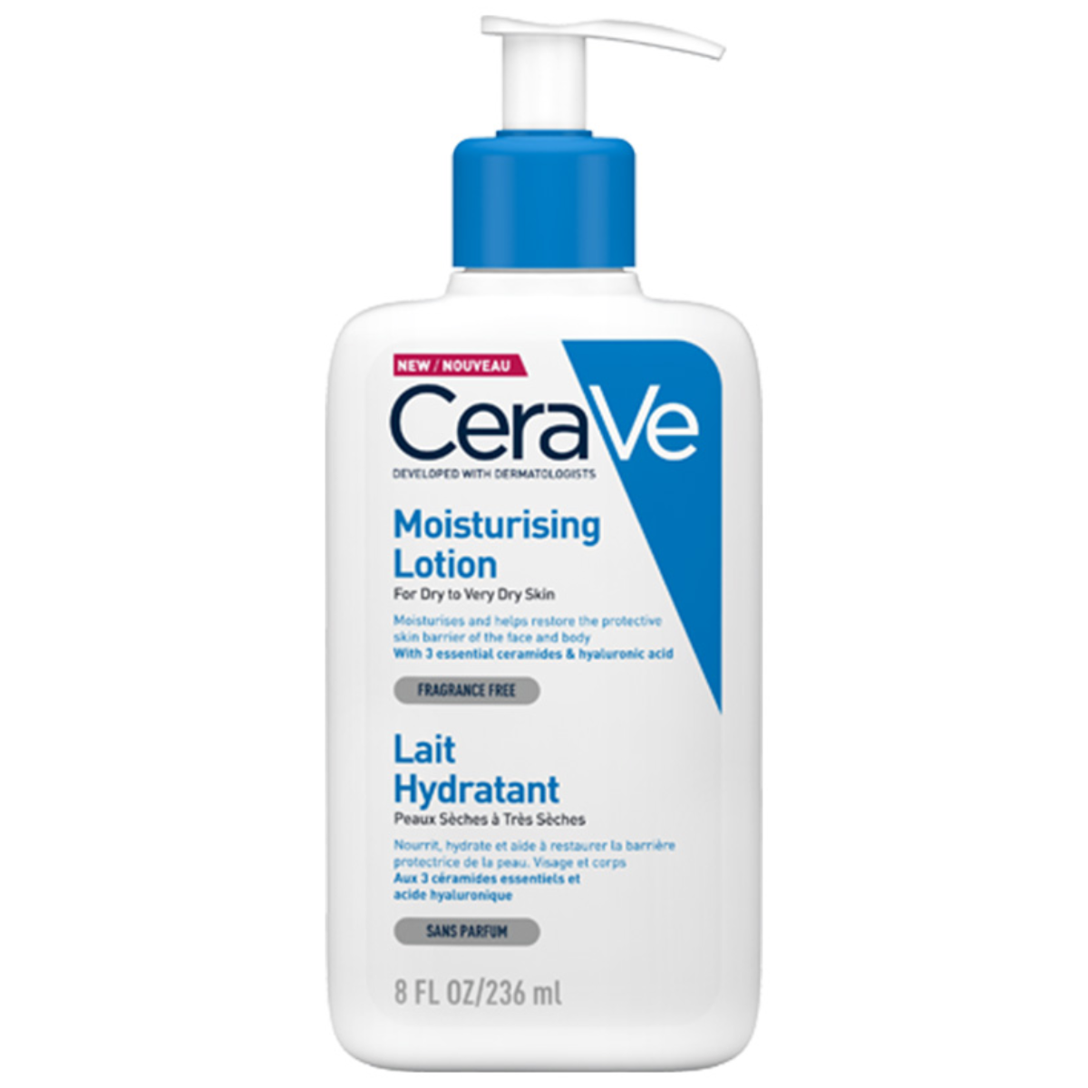 CeraVe Lait Hydratant pour Peaux Normales à Sèches - 236 mL