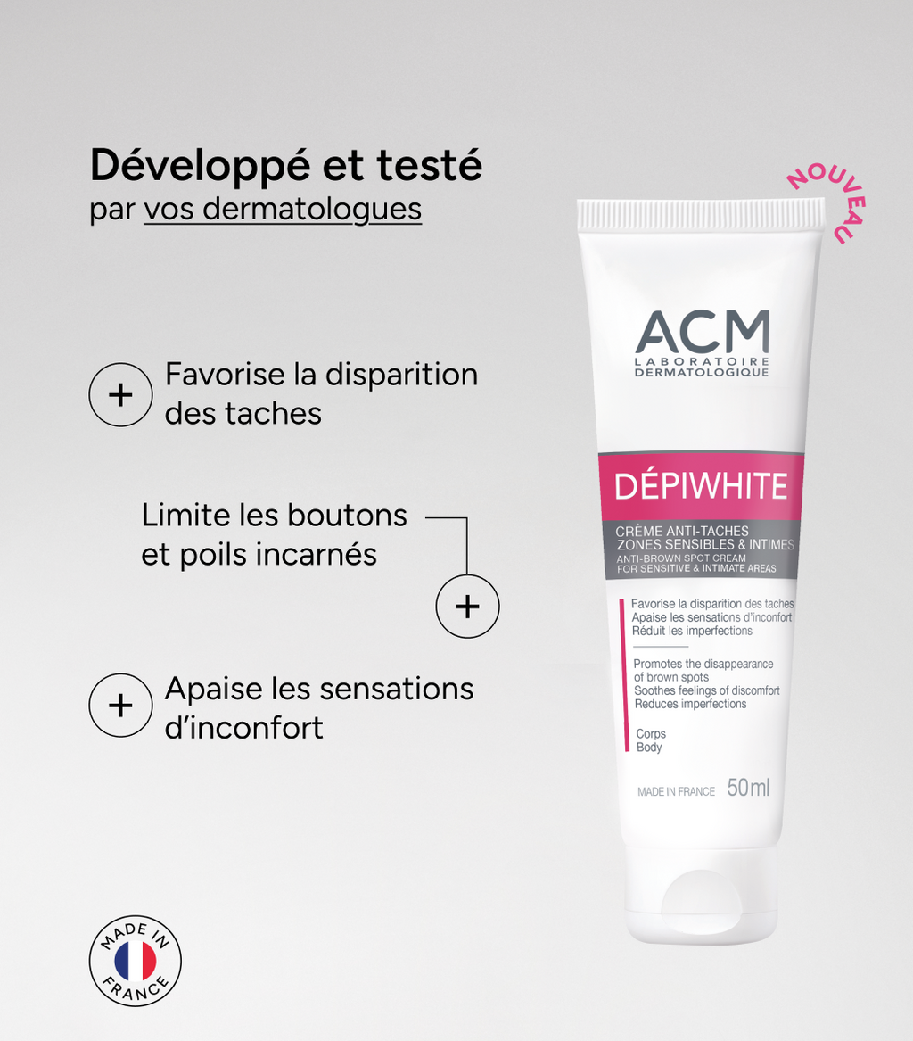 ACM Dépiwhite Crème Anti-taches Zones Sensibles & Intimes - 50 mL