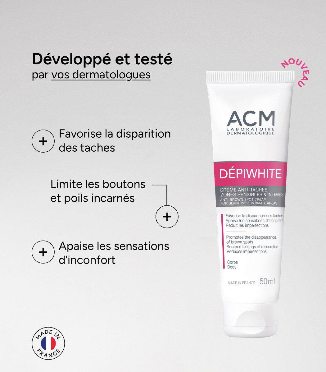 ACM Dépiwhite Crème Anti-taches Zones Sensibles & Intimes - 50 mL