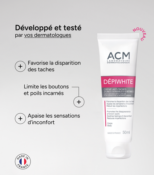 ACM Dépiwhite Crème Anti-taches Zones Sensibles & Intimes - 50 mL