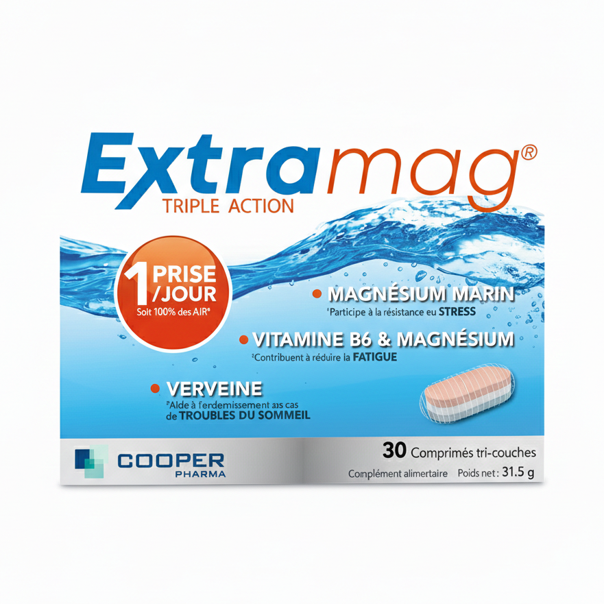 EXTRAMAG Triple Action - 30 Comprimés