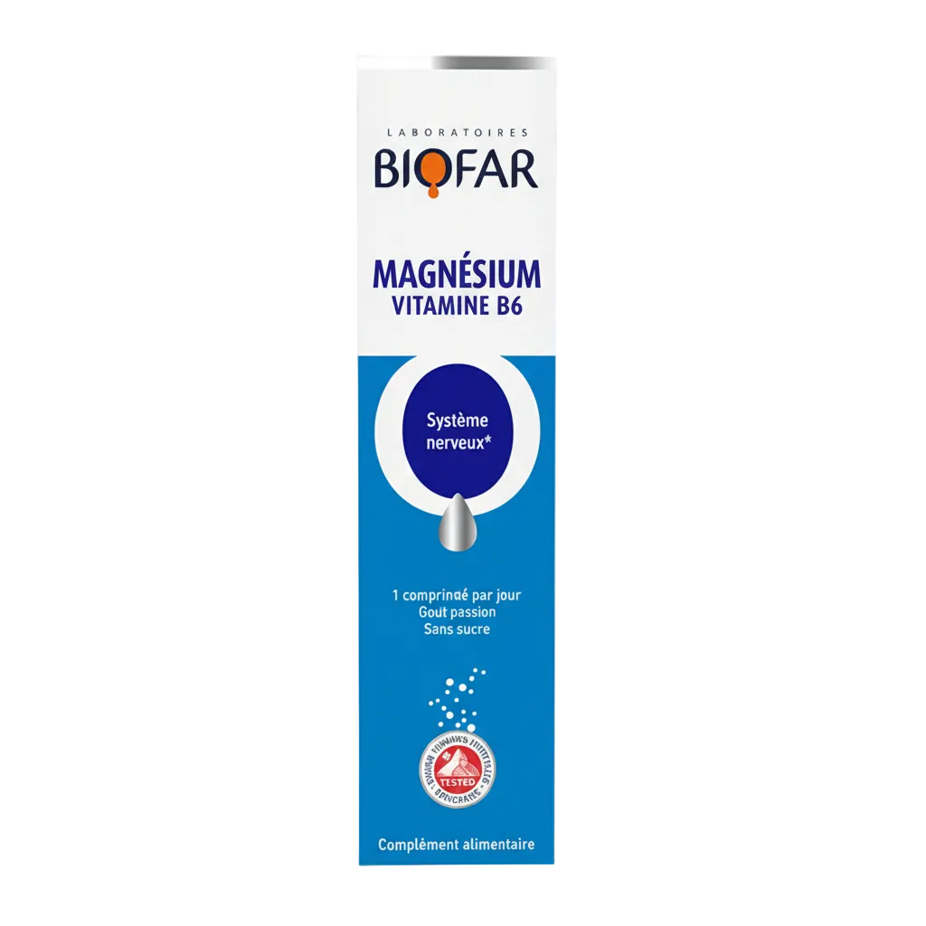 Biofar Magnésium Vitamine B6 - 20 Comprimés
