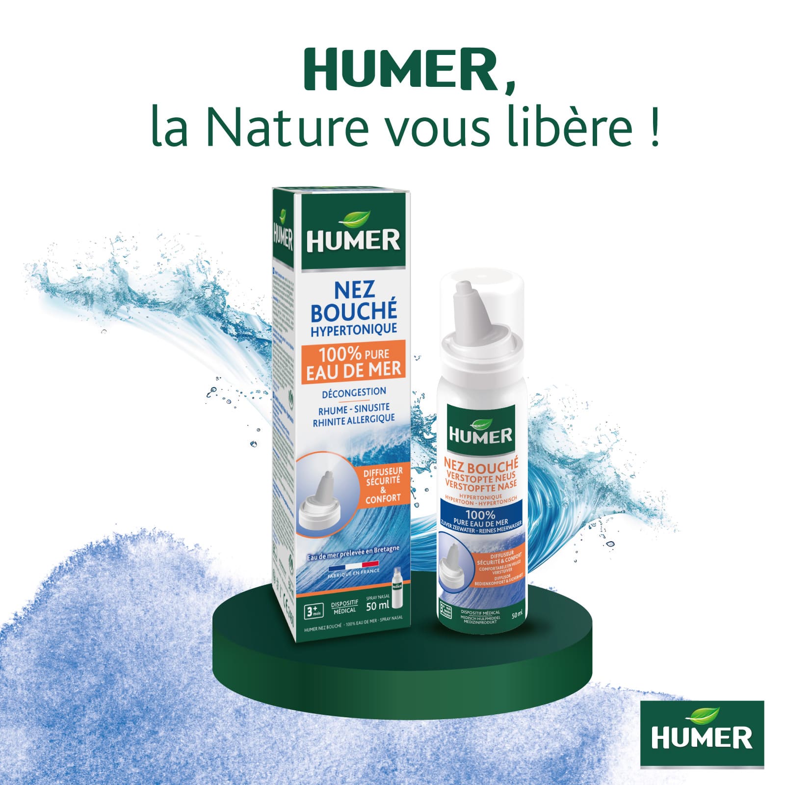 Humer Nez Bouché - Solution Hypertonique