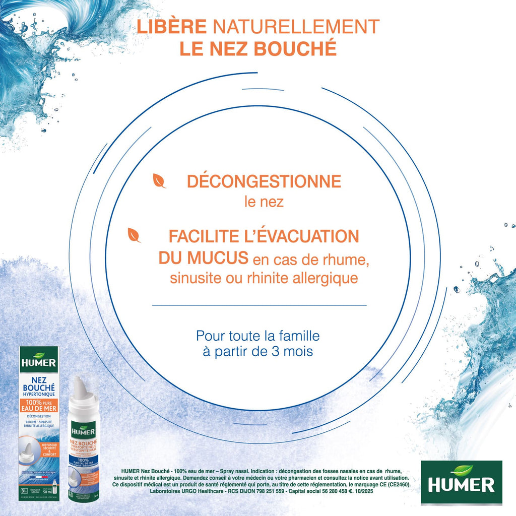 Humer Nez Bouché - Solution Hypertonique