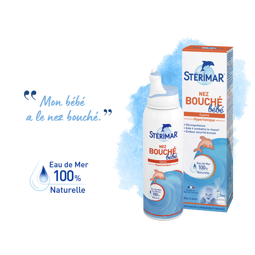 Stérimar Nez Bouché - Solution Hypertonique pour Enfants (50 mL)