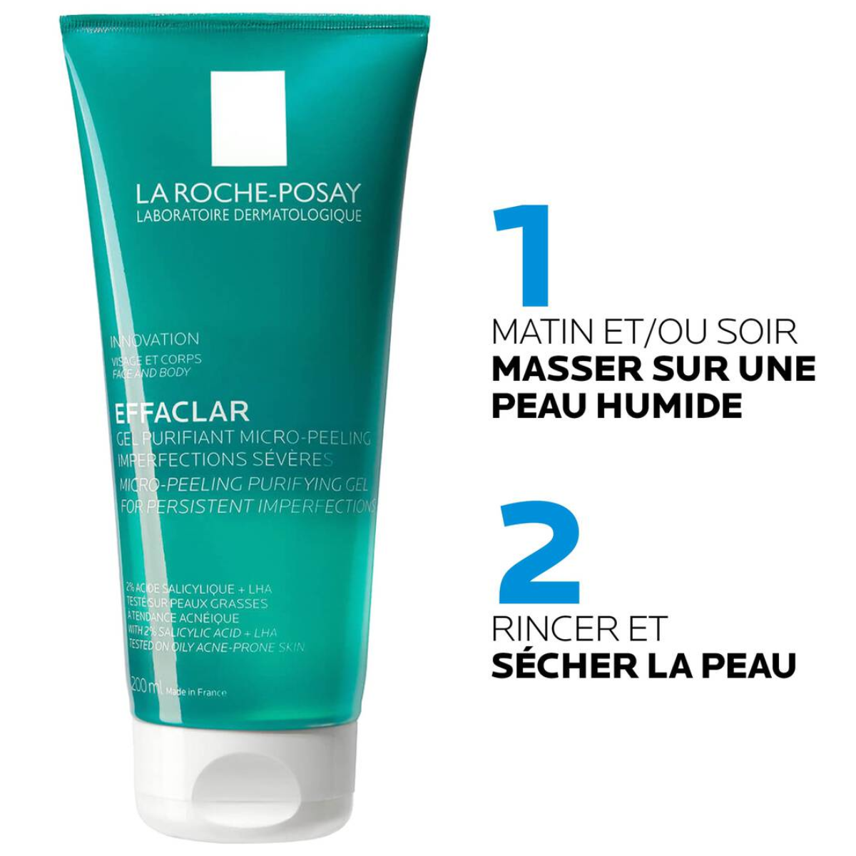 La Roche-Posay Effaclar Gel Purifiant Micro-Peeling Imperfections Sévères