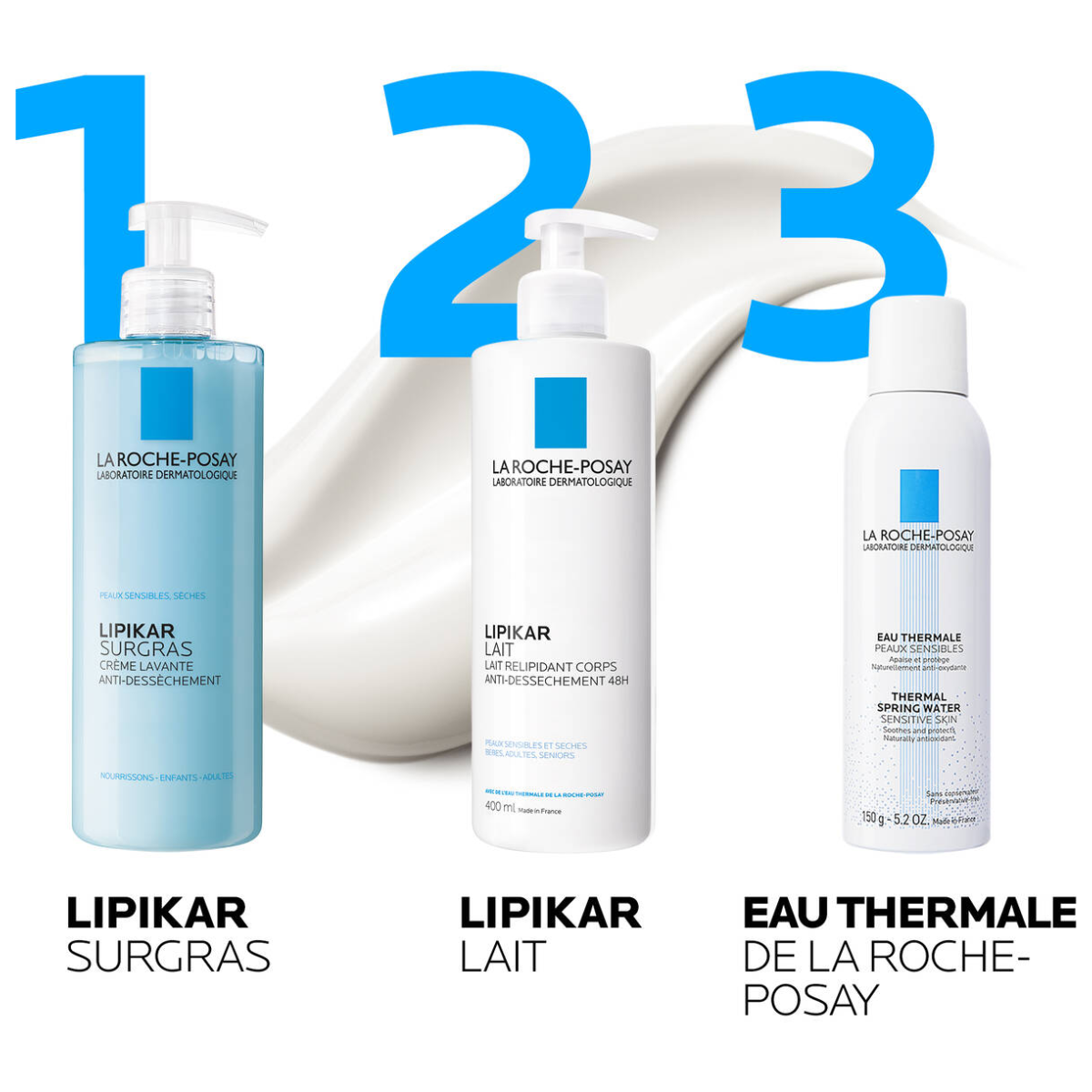 La Roche-Posay Lipikar Surgras Douche-Crème - 400 mL