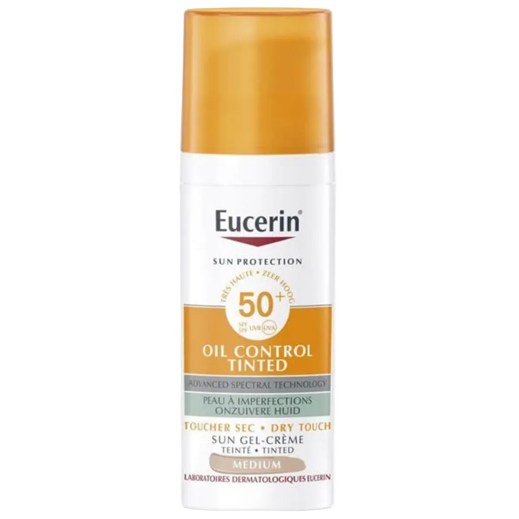 Eucerin Sun Oil Control Gel-Crème Toucher Sec Teinté SPF 50+ - 50 mL