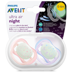 Philips Avent Ultra Air Sucette (6 - 18 mois) - 2 Sucettes