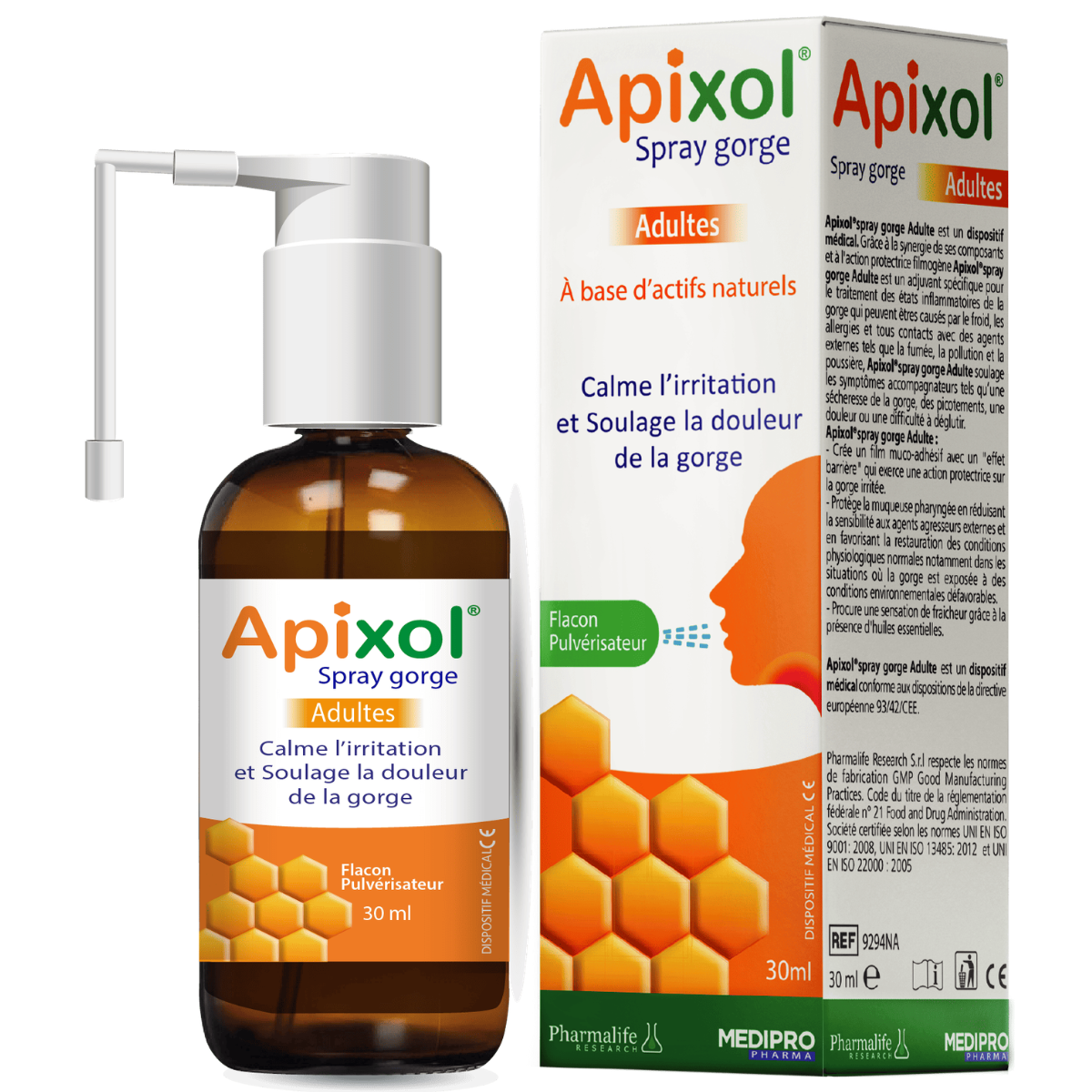 Apixol Spray Gorge (Adultes) - 30 mL