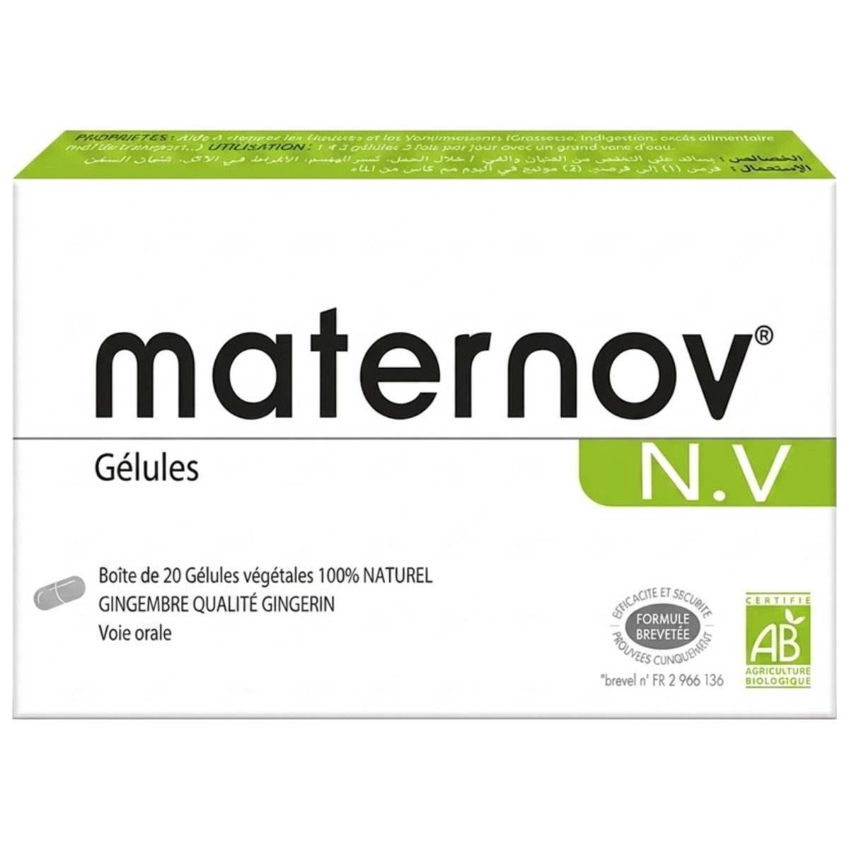 Maternov N.V - 20 Gélules