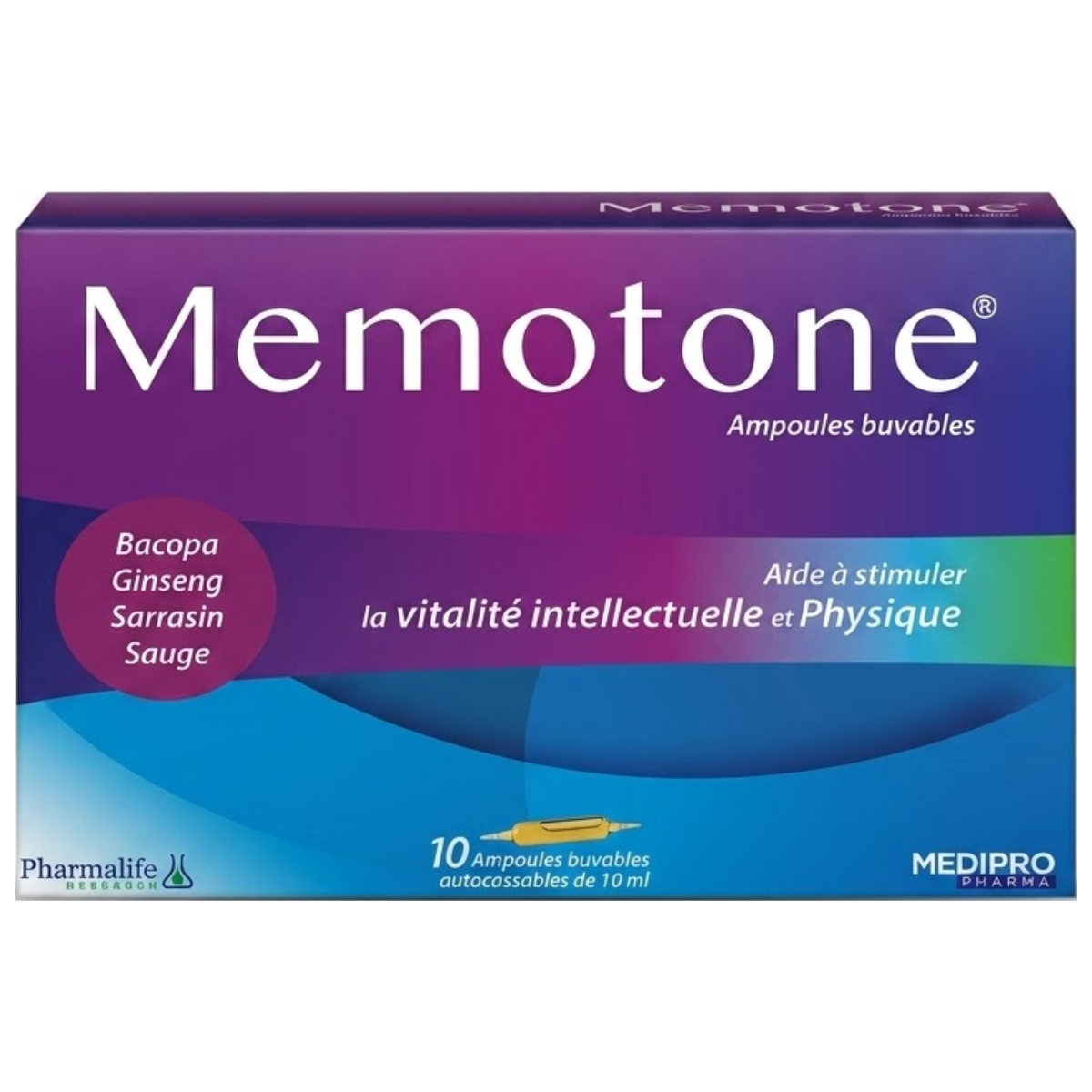 Memotone - 10 Ampoules Buvables