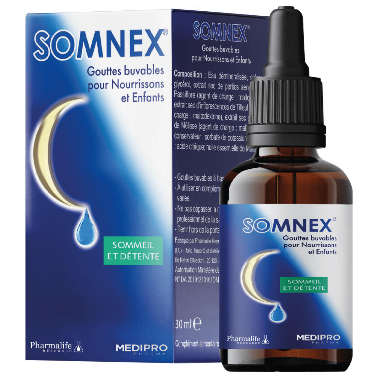 Somnex Gouttes Buvables - 30 mL