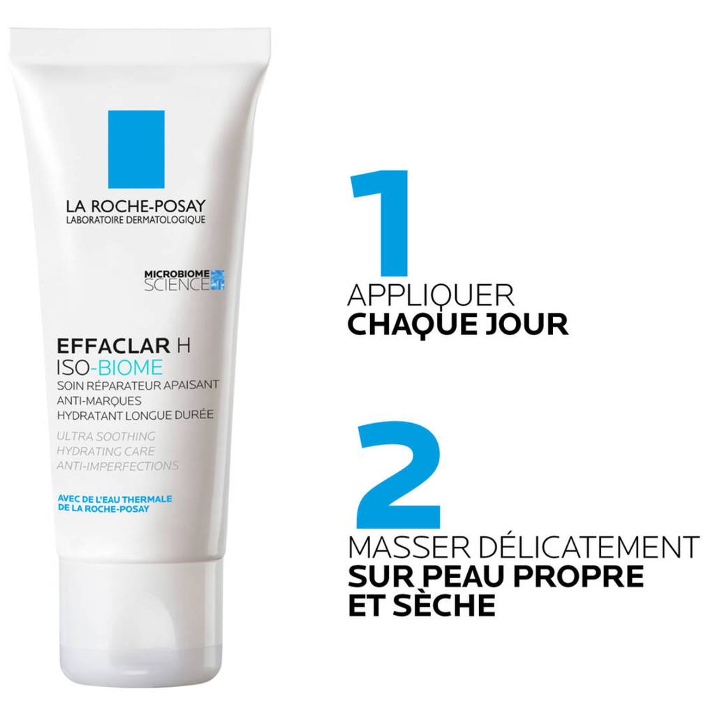 La Roche-Posay Effaclar H ISO-Biome Soin Réparateur Apaisant Anti-Marques - 200 mL
