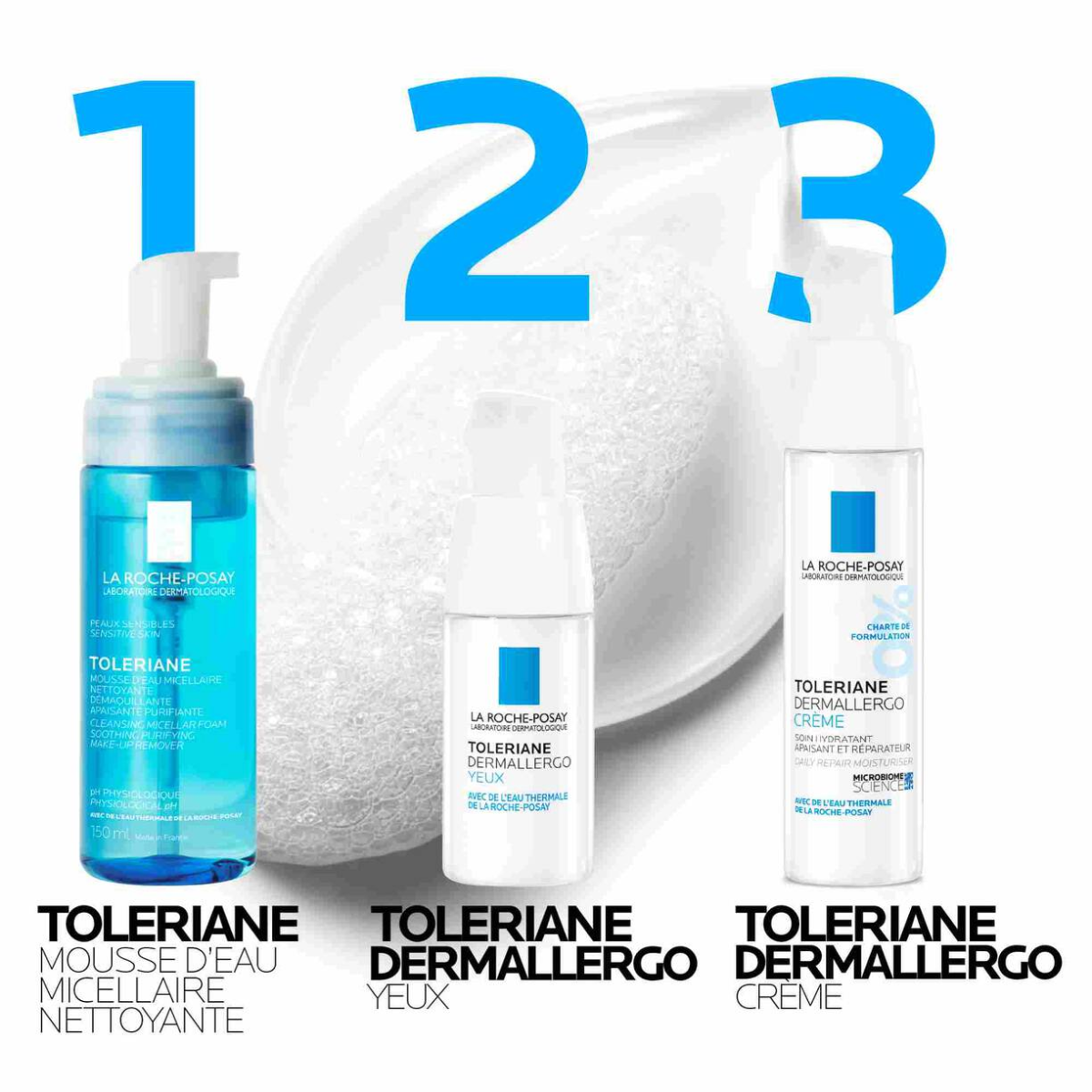 La Roche-Posay Toleriane Mousse d'Eau Micellaire Nettoyante - 150 mL