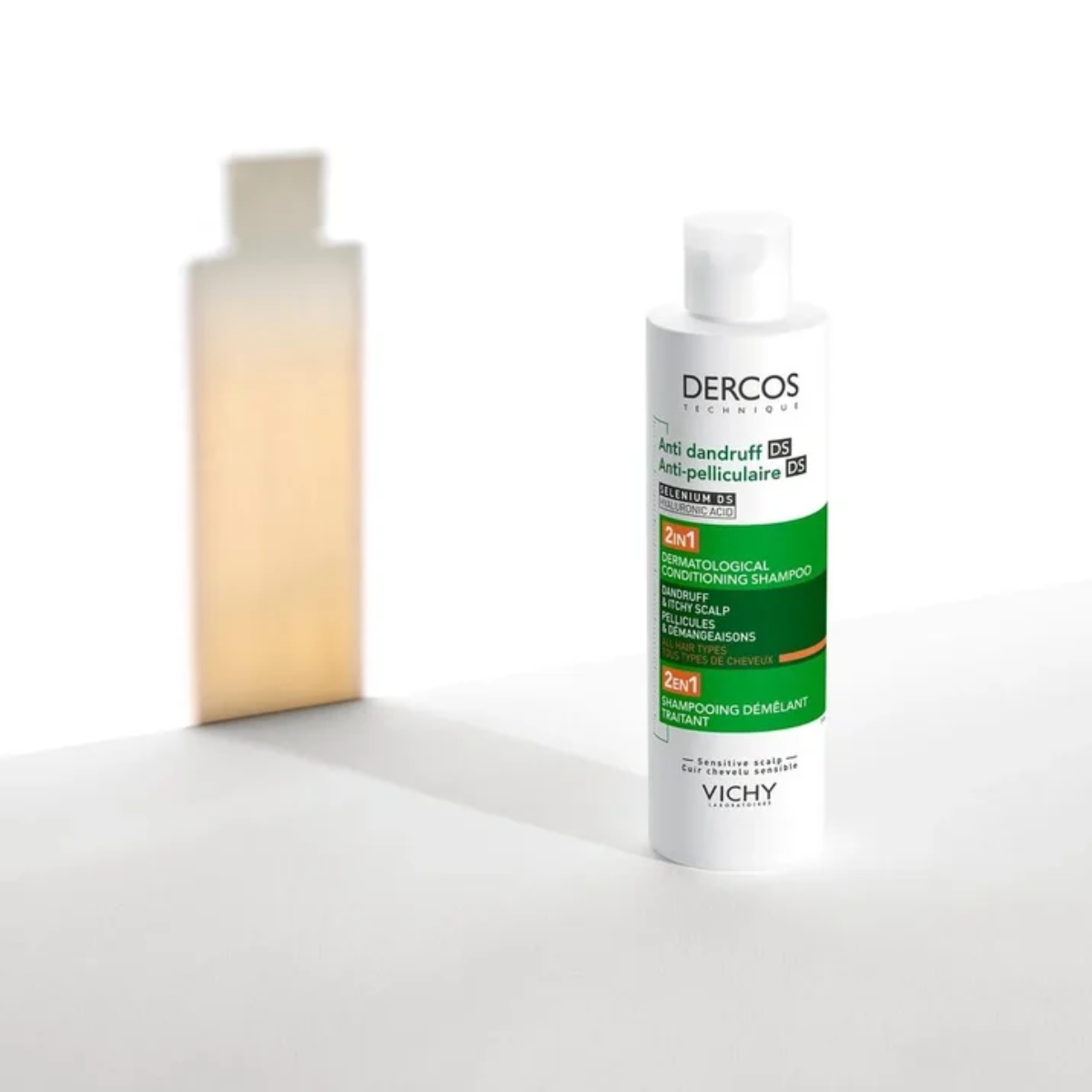 Vichy Dercos Shampooing Anti-Pelliculaire DS Démêlant Traitant 2-en-1 - 200 mL