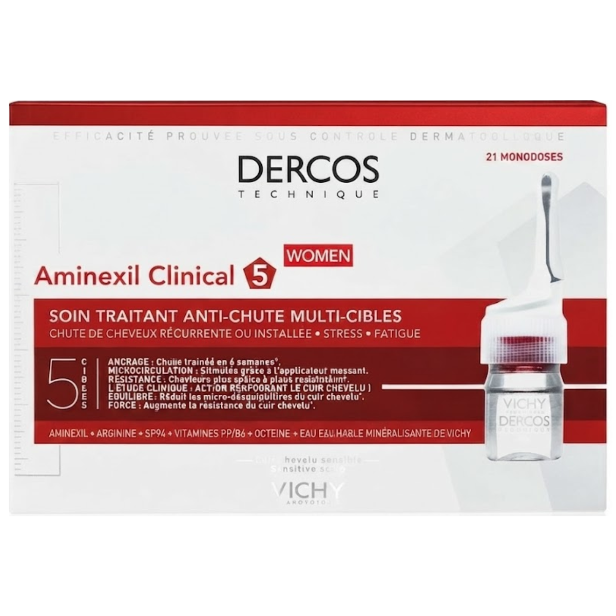 Vichy Dercos Aminexil Clinical 5 Femmes