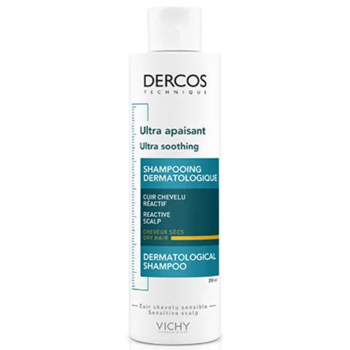 Vichy Dercos Ultra-Apaisant Shampooing Cheveux Secs - 200 mL
