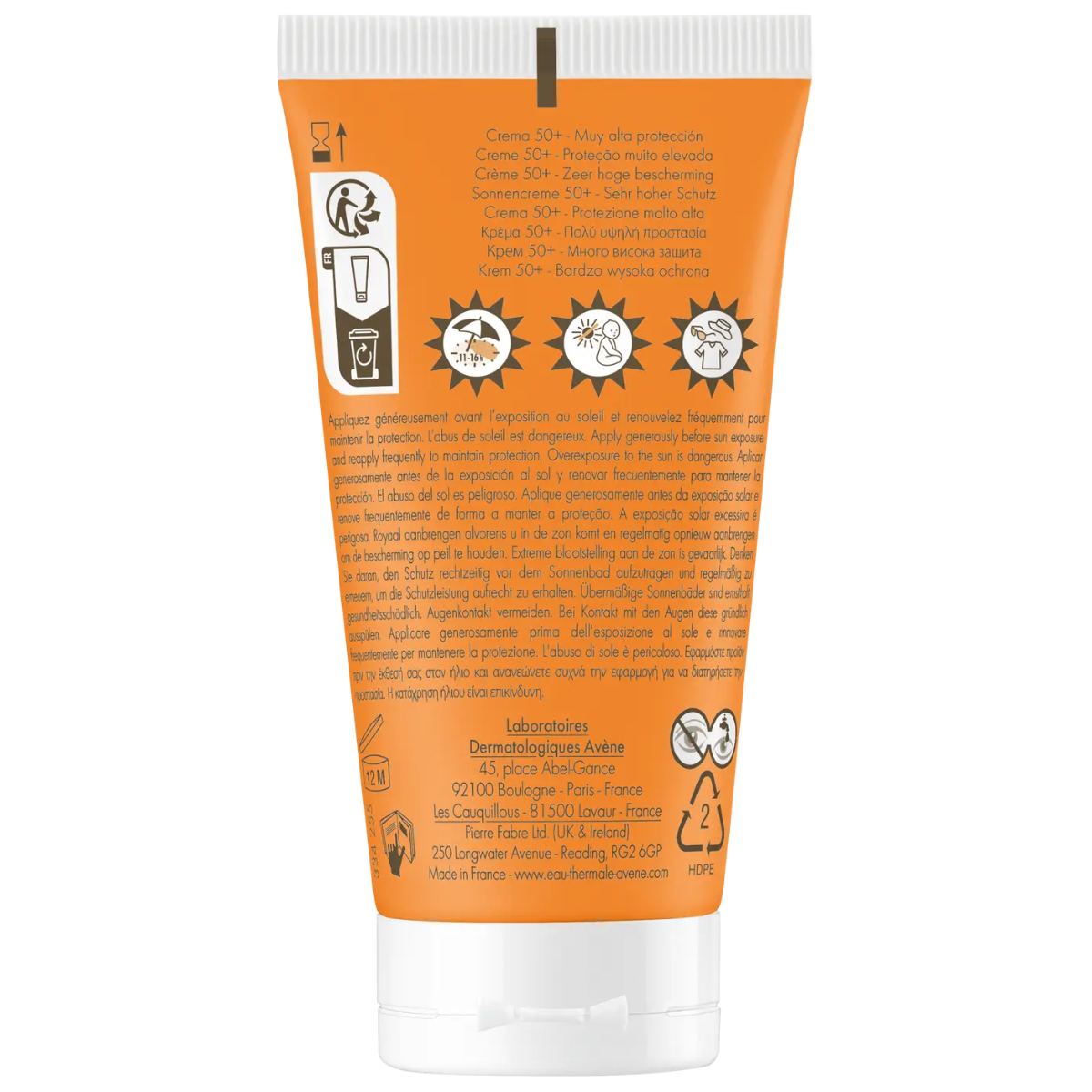 Avène Crème SPF 50+ Fini Invisible - 50 mL