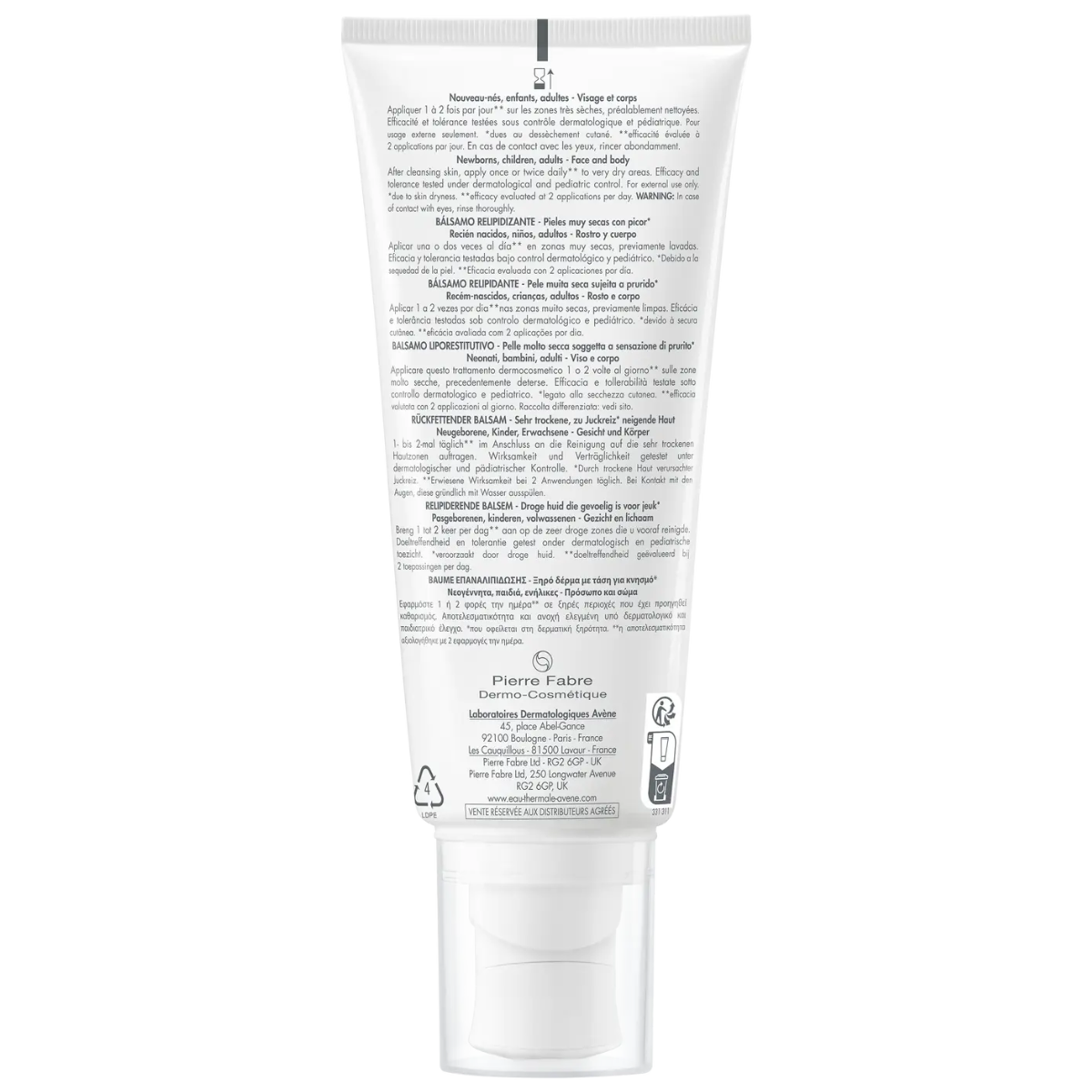Avène XeraCalm A.D Baume Relipidant - 200 mL