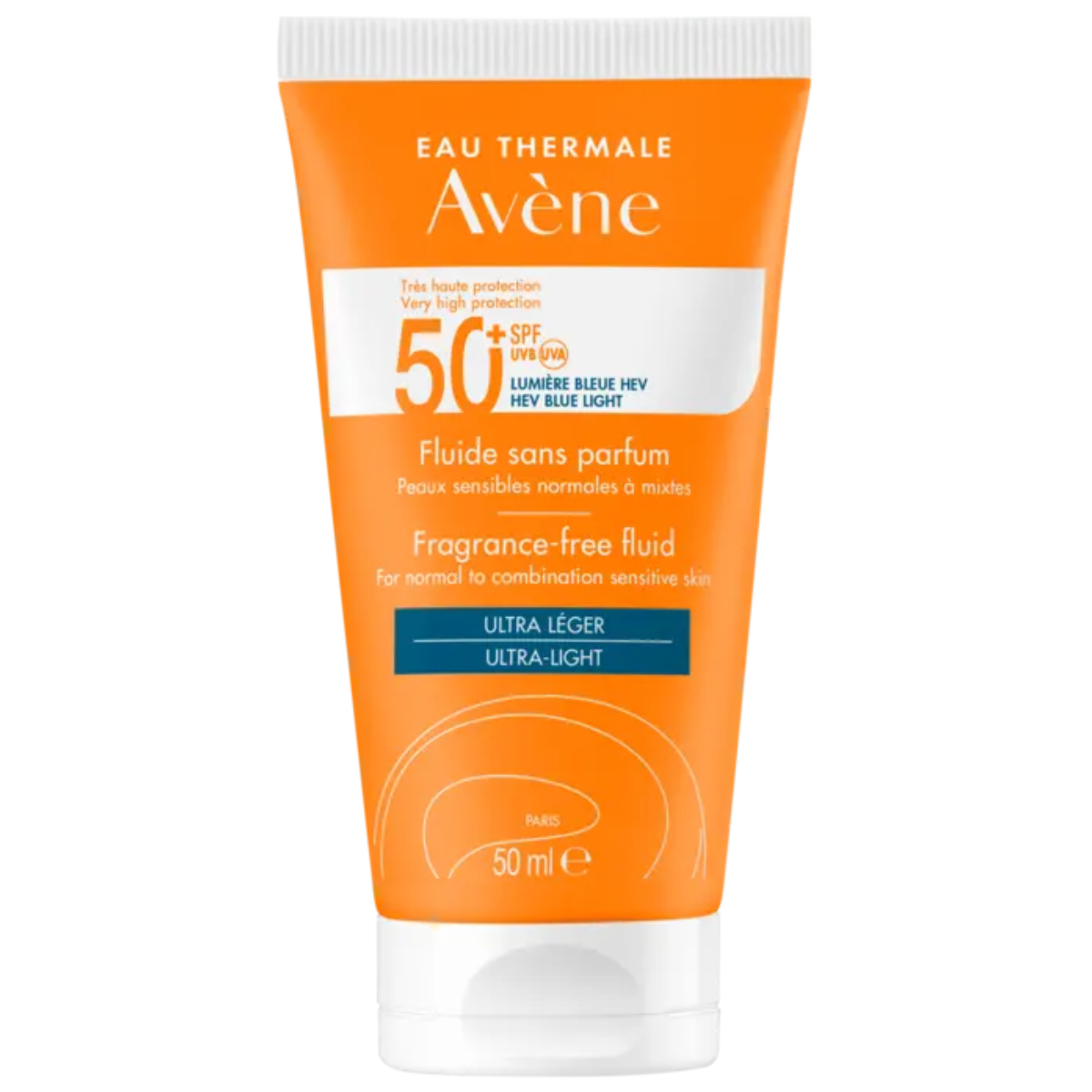 Avène Fluide Sans Parfum SPF 50+ - 50 mL