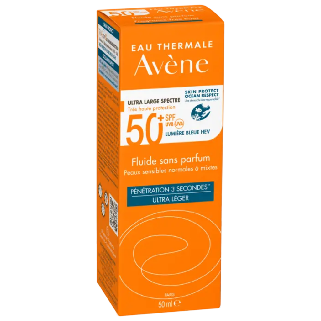 Avène Fluide Sans Parfum SPF 50+ - 50 mL