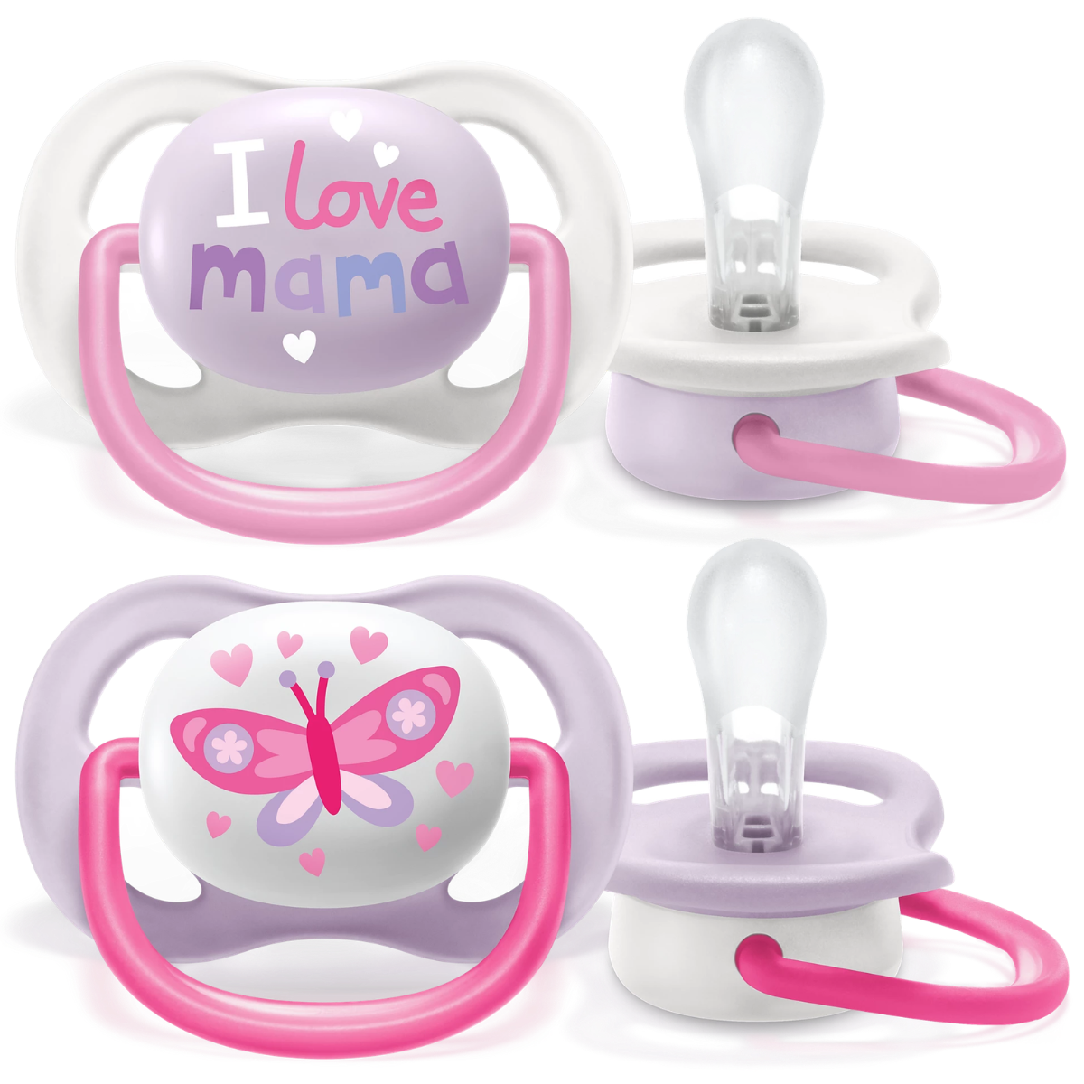 Philips Avent Ultra Air Sucette (0 - 6 mois) - 2 Sucettes