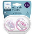 Philips Avent Ultra Air Sucette (0 - 6 mois) - 2 Sucettes