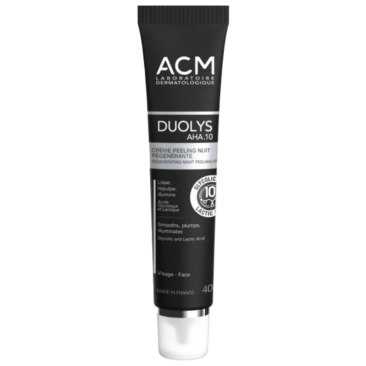 ACM Duolys AHA 10 Crème Peeling Nuit Régénérante - 40 mL