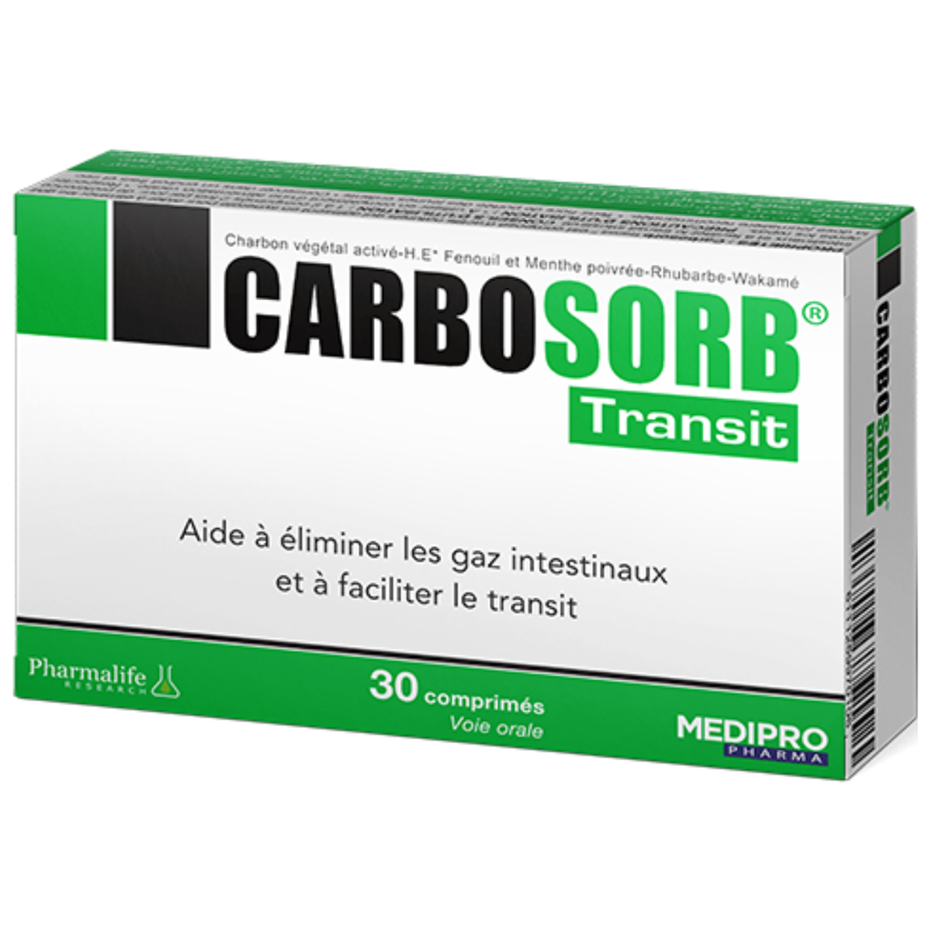 Carbosorb Transit - 30 Comprimés