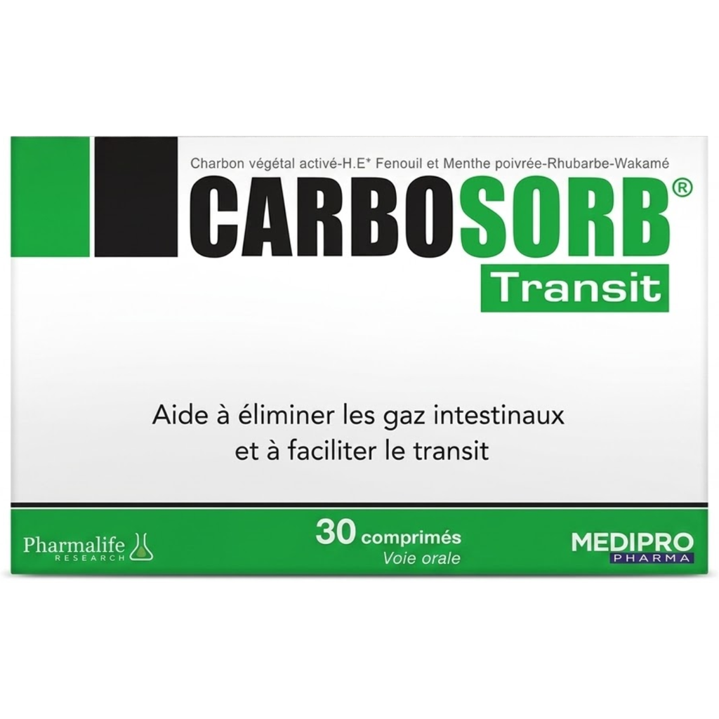 Carbosorb Transit - 30 Comprimés