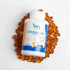 Boite de Vita Nature OmégaCare avec ses capsules molles oranges