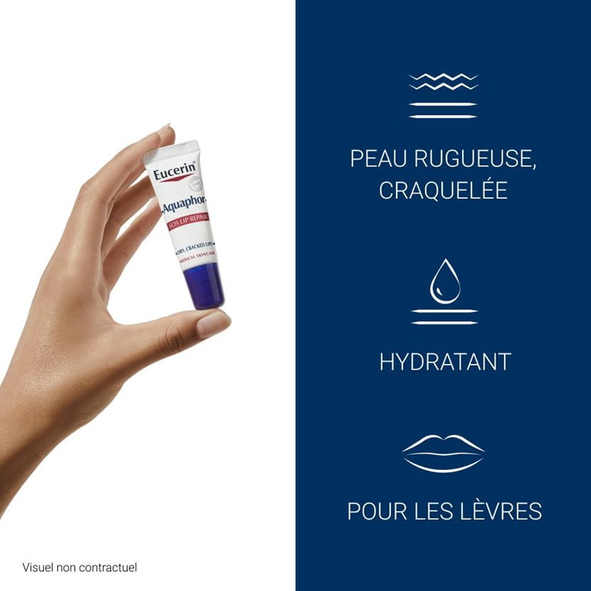 Eucerin Aquaphor Réparateur Lèvres SOS - 10 mL