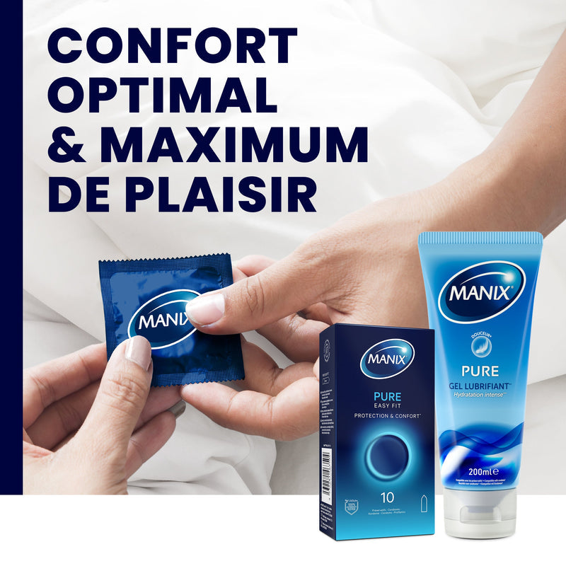 Manix Pure Easy Fit - 3 Préservatifs