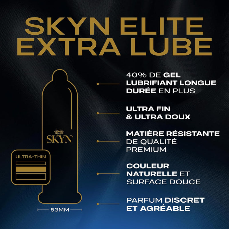 Manix Skyn Elite Extra Lubrifié - 10 Préservatifs